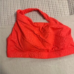 KIAVA Red Animal-Print Halter Swim Top and Bottoms